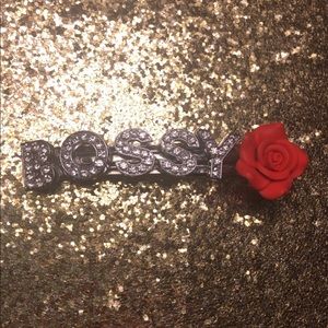 Custom rhinestone hair clips